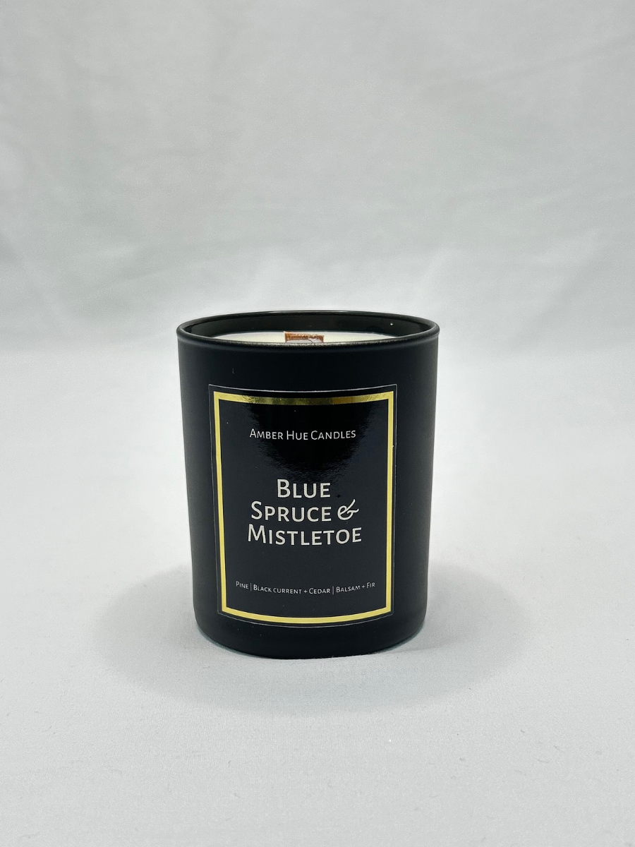 Blue Spruce & Mistletoe - Christmas Candle