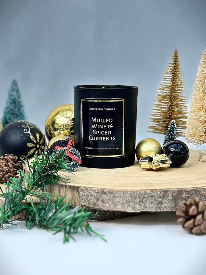Mulled Wine & Spiced Currants - Christmas Candle