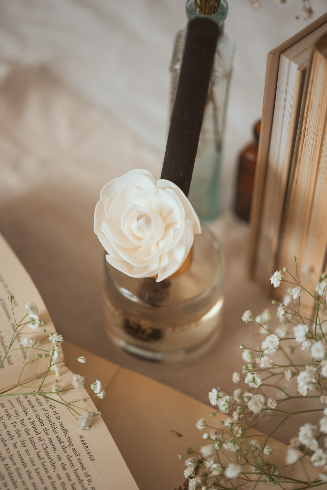 Rhubarb & Mint - Flower Reed Diffuser