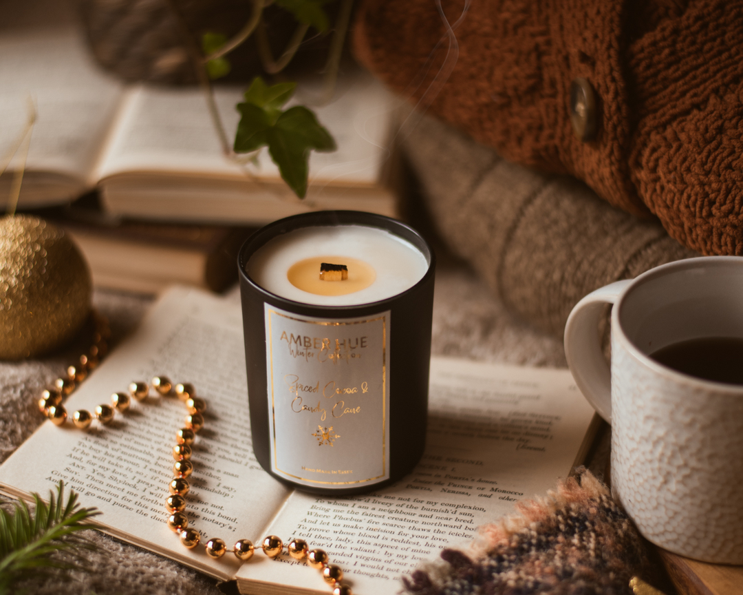 Spiced Cocoa & Candy Cane - Christmas Candle