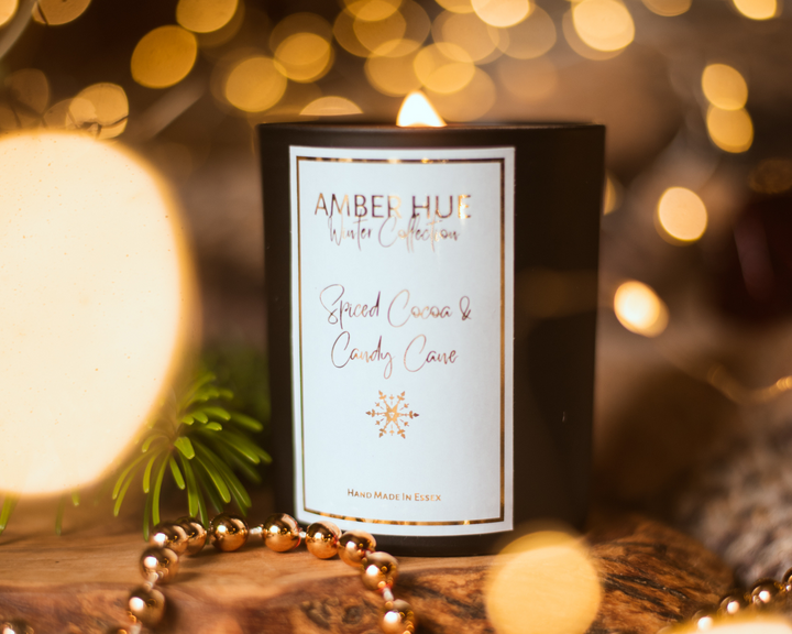 Spiced Cocoa & Candy Cane - Christmas Candle