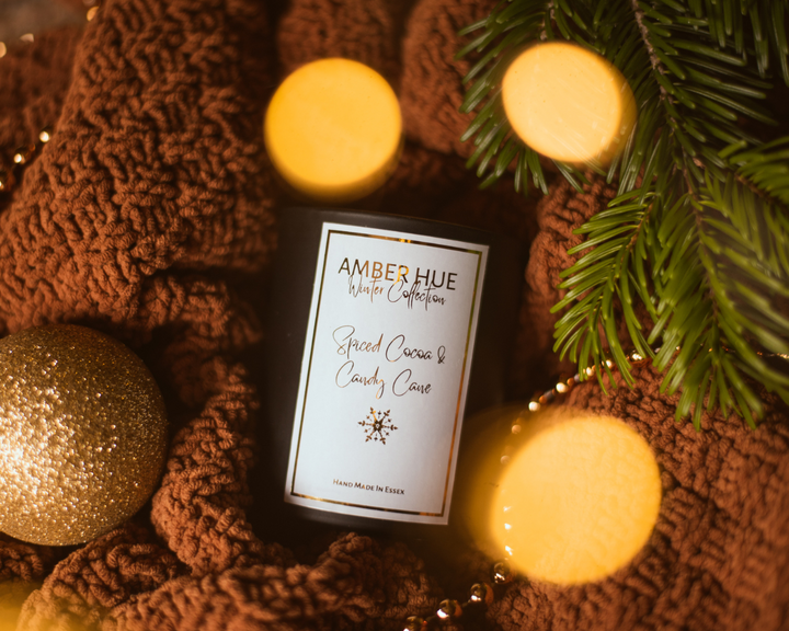Spiced Cocoa & Candy Cane - Christmas Candle