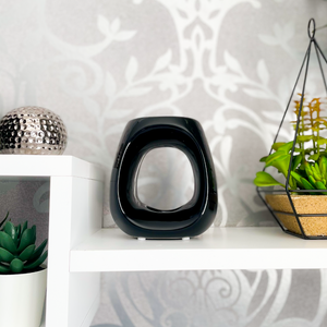 Ceramic Wax Melt Burner- Black & Free Wax Melt Deal